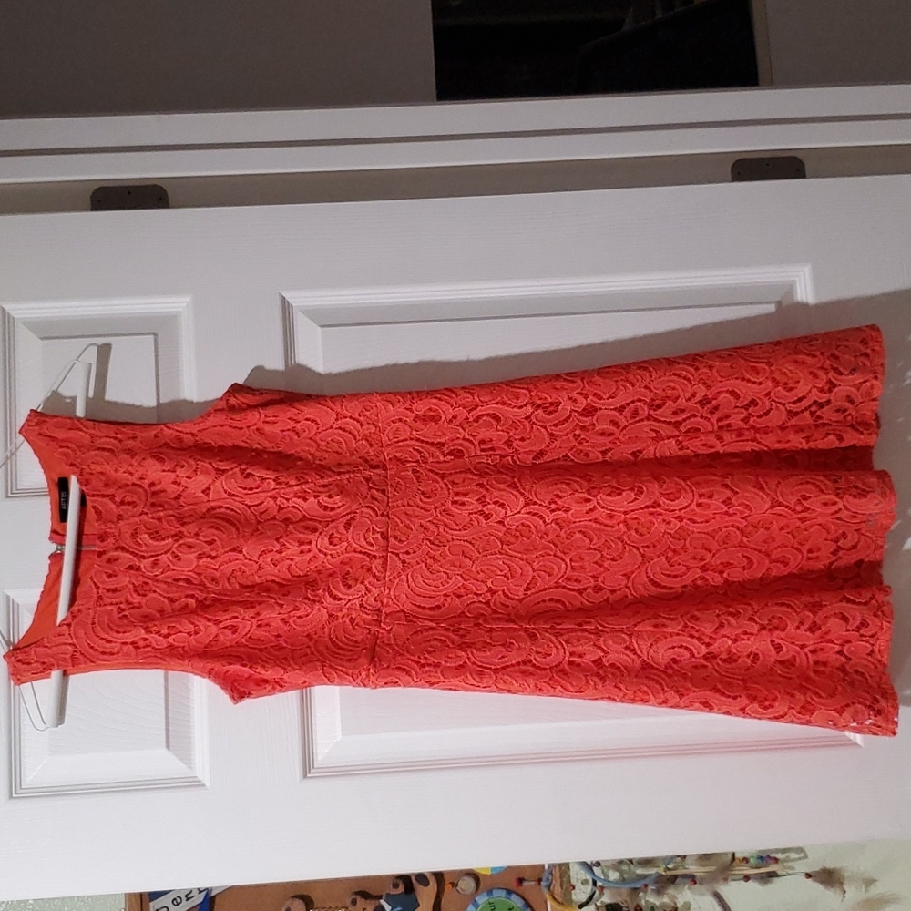 Apt.9 Coral Lace Dress Size 4